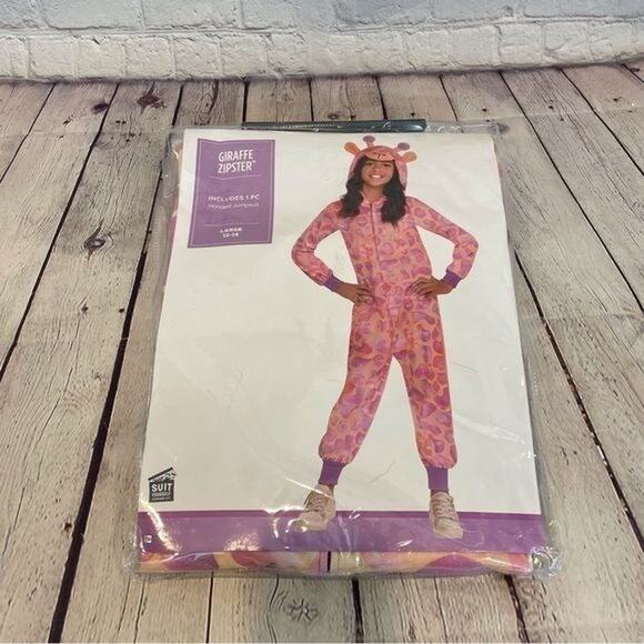 Giraffe Zipster Halloween Costume Romper - Picture 1 of 4
